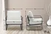 CLP Lounger Manea mit Metallgestell weiß Kunstleder Produktbild-Vorschau 2
