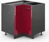 Meuble d'angle Vicco Fame-Line Rouge bordeaux Haute Voir les images du produit 1