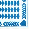 Servietten, 3-lagig 1/4-Falz 33 cm x 33 cm "Bayrisch Blau" Produktbild-Vorschau 3