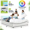 Juskys Polsterbett Lyon 140 x 200 cm weiß – Bettgestell mit Produktbild-Vorschau 7