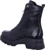 A black leather boot is shown from the side against a white background. Produktbild-Vorschau