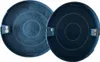 Two round charcoal filters are shown side-by-side against a white background. Produktbild-Vorschau