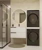 Schrank Für Waschmaschine Und Trockner Pola Twin Weiss Produktbild-Vorschau 9