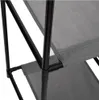 vidaXL Komoda so 4 textilnými košíkmi sivá 63 × 30 × 71 cm Náhľad obrázku produktu 6
