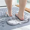 Duschmatte - Grau - 70x36 cm - Rutschfeste Badewannenmatte Produktbild-Vorschau 6