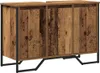 vidaXL Meuble sous lavabo vieux bois 91 x 35 x 60 cm Bois Voir les images du produit 1