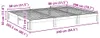 vidaXL Rodinná postel bez matrace bílá 240x200 cm z Náhled obrázku produktu 8