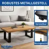DanDiBo 2x telaio per panca in metallo nero 43 x 40 cm Anteprima dell’immagine prodotto 4