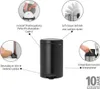 Brabantia Poubelle à pédale Newicon 12,0 L noir mat Voir les images du produit 13