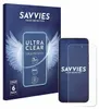 A product box and a screen protector on a phone. Produktbild-Vorschau