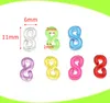 500 Stück Loom Bands S-Clips, buntes S-Clip-Gummiband, Produktbild-Vorschau 6