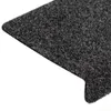 Maty na schody samoprzylepne 5 szt. 65x21x4 cm ciemnoszare, Podgląd zdjęcia produktu 5