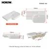 Lavabo da parete HOROW, 72 x 45 cm, con ripiano integrato, Anteprima dell’immagine prodotto 6