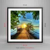 Gerahmtes Poster - Schwarzer Rahmen - See Sonnenuntergang Produktbild-Vorschau 5