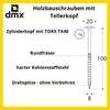 DMX - Tellerkopfschrauben 8x100 - Konstruktionsschrauben - Produktbild-Vorschau 2