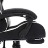 vidaXL Gaming-Stuhl mit RGB LED-Leuchten Weiß und Schwarz Produktbild-Vorschau 8