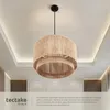 Suspension LIGNEA LUX en jute au style bohème 40W - marron Voir les images du produit 7