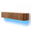Mobile sospesa per TV Merax con illuminazione LED, pensile Anteprima dell’immagine prodotto 9