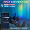 LED Stehlampe Wohnzimmer 120cm Ecklampe RGB Dimmbar mit Produktbild-Vorschau 8