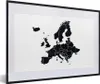 MuchoWow® MuchoWow® Gerahmtes Poster Karte von Europa - Produktbild-Vorschau 1