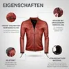 PAULGOS Herren Lederjacke Echtes Leder Jacke Echtleder Produktbild-Vorschau 2