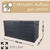 Gartenbox Wetterfest Outdoor Möbel Box Gartenauflagen Produktbild-Vorschau 2