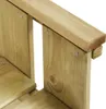 Ławka Ogrodowa, 121 Cm, Impregnowane Drewno Sosnowe Podgląd zdjęcia produktu 5