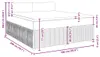 vidaXL Boxspringbed met matras, donkergrijs, 180x200 cm, Productafbeelding-voorbeeld 8