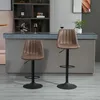 HOMCOM 2er-Set Barhocker, Höhenverstellbarer Barstuhl Produktbild-Vorschau 2