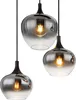 Globo Lighting Hängeleuchte Metall schwarz matt, Glas Produktbild-Vorschau 3