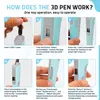 Fleau Kids 3D Pen Starter Pack Blue XXL - 150m di filamento Anteprima dell’immagine prodotto 5