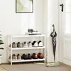HOMCOM Schuhregal mit 3 Ebenen, Schuhablage, Schuhständer Produktbild-Vorschau 6