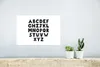 MuchoWow® Poster Illustration des Alphabets in schwarzen Produktbild-Vorschau 5