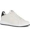 A single white Geox sneaker with black accents is shown from a side-angle against a white background. Náhled obrázku produktu