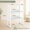 KOMFOTTEU Schreibtischregal 3 Ebenen, Bücherregal, mit 2 Produktbild-Vorschau 9