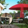 Outsunny Parasol de jardin Parasol droit inclinable rond Voir les images du produit 3