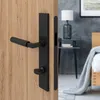 Schwarz matte Baustil Langschildgarnitur BB PZ WC Produktbild-Vorschau 2