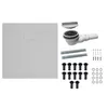 Schulte Duschwanne 90x90 cm Komplettset inkl. Ablauf und Produktbild-Vorschau 2