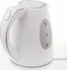 A white electric kettle is shown against a white background. Voir les images du produit