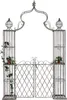 DanDiBo Rosenbogen mit Tor Pforte Metall 275x170 cm Produktbild-Vorschau 1
