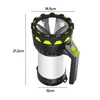 A flashlight with dimensions shown. Produktbild-Vorschau