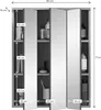 Spiegelschrank Spiegel Badschrank Badezimmerschrank Produktbild-Vorschau 7