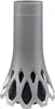 Plastia Grabvase "Roseta", 1300 ml, 35 cm hoch, silber; Produktbild-Vorschau 1