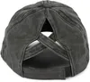 styleBREAKER Damen Ponytail Baseball Cap im Destroyed Used Produktbild-Vorschau 2