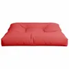 vidaXL Palettenkissen Rot 70x70x12 cm Stoff Produktbild-Vorschau 5