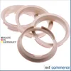 4X Zentrierringe 63,4 x 56,6 mm beige Felgen Ringe  Germany Produktbild-Vorschau 1