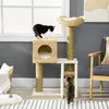 PawHut Kratzbaum 100,5cm Katzenbaum mit Katzenhöhle, Bett, Produktbild-Vorschau 2