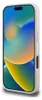 A white iPhone case with a colorful wallpaper on the screen, shown from a side angle. Anteprima dell’immagine prodotto
