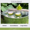 Solarbrunnen Set: 40L Zinkwanne oval & Solar-Teichpumpe Produktbild-Vorschau 6