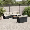 The Living Store 10-tlg. Garten-Sofagarnitur mit Kissen Produktbild-Vorschau 2